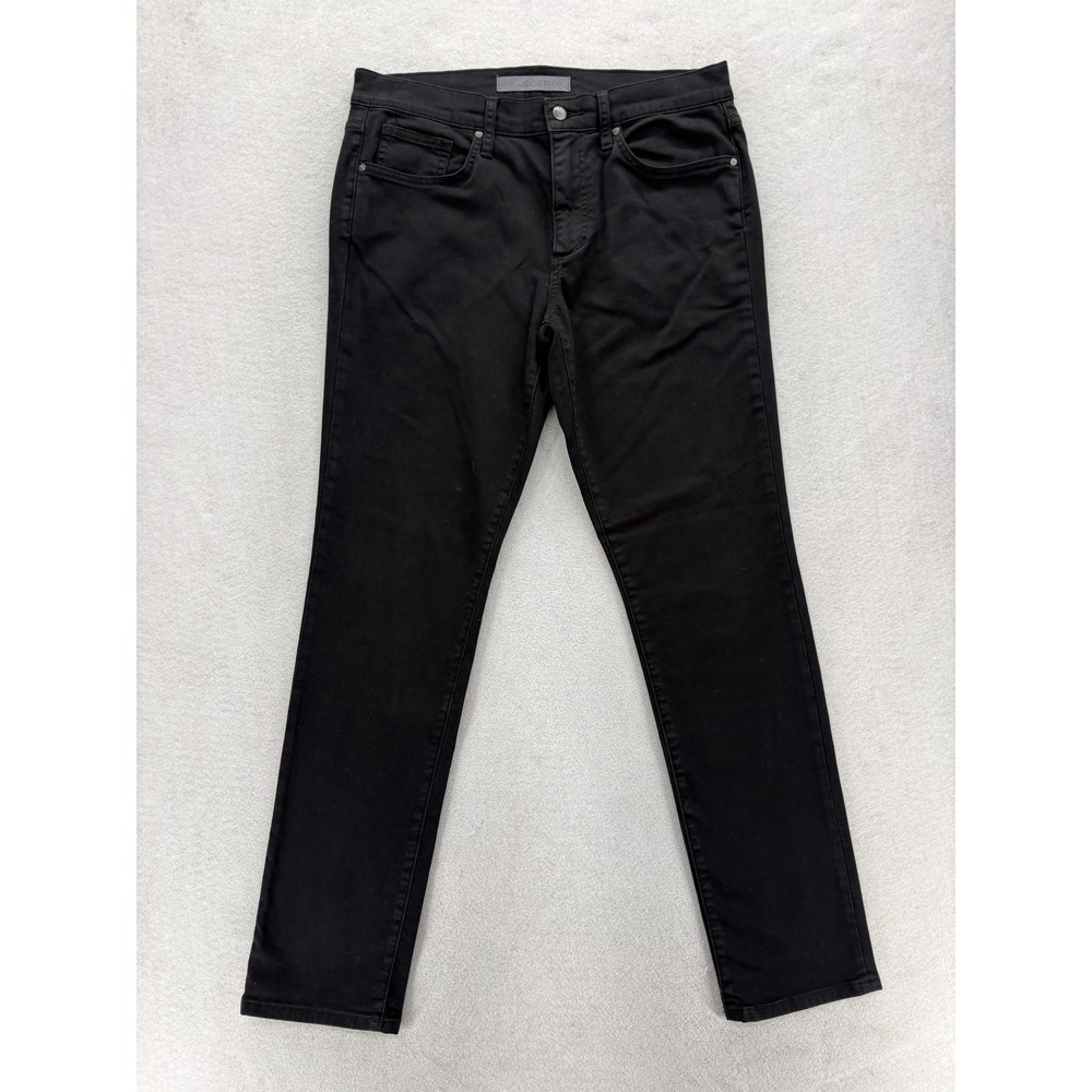 Joe's Jeans Mens 33x32 Black Dark Wash Asher Slim Straight Stretch Denim Casual